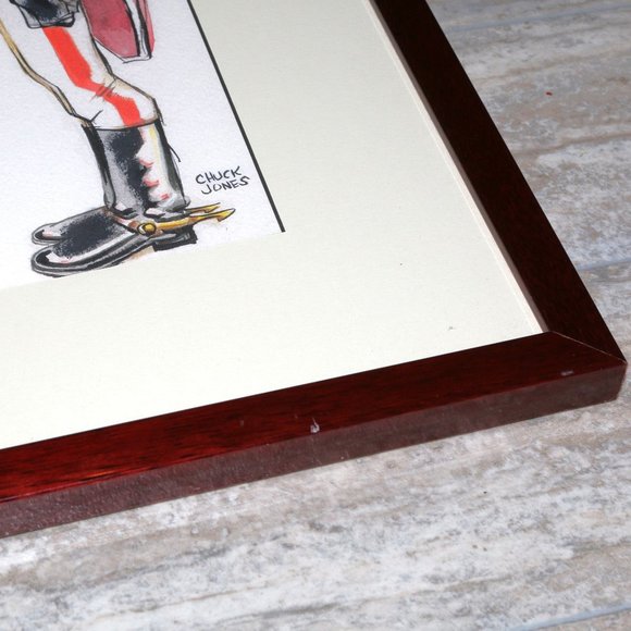 CHUCK JONES GICLEE framed limited print 20/99 soldier & woman - Picture 5 of 7